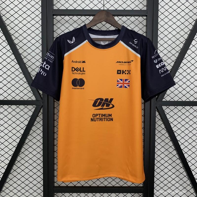 2025 F1 Formula Orange/Black Mclaren Norris T-Shirt