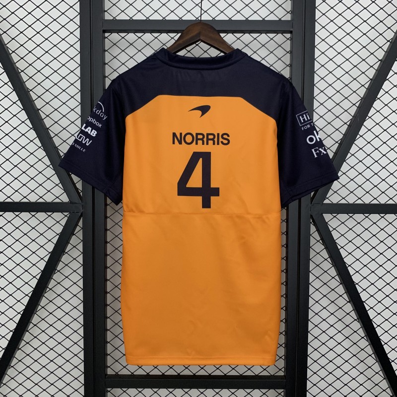 2025 F1 Formula Orange/Black Mclaren Norris T-Shirt