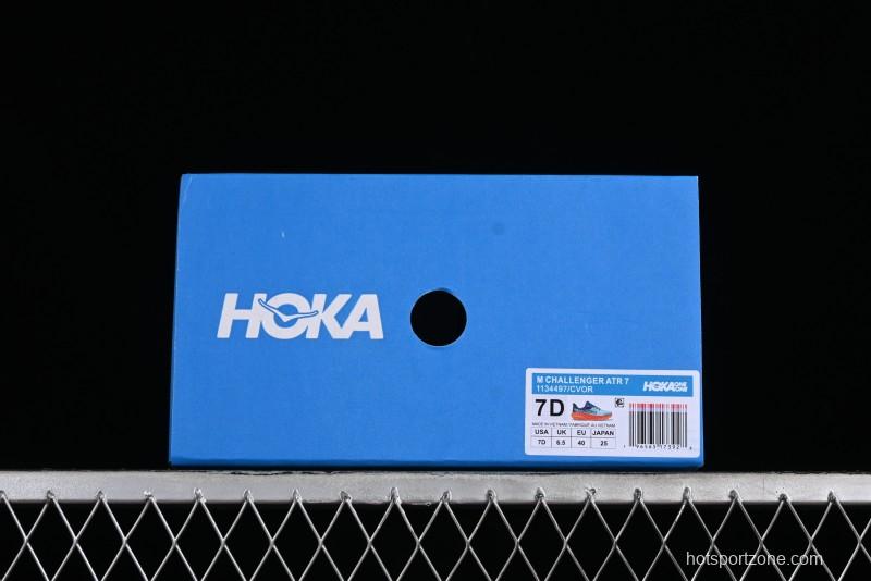 Hoka One One Challenger ATR 7 Low Trail Running Shoes with Lightweight Cushioned Midsole - 1134497 CVOR