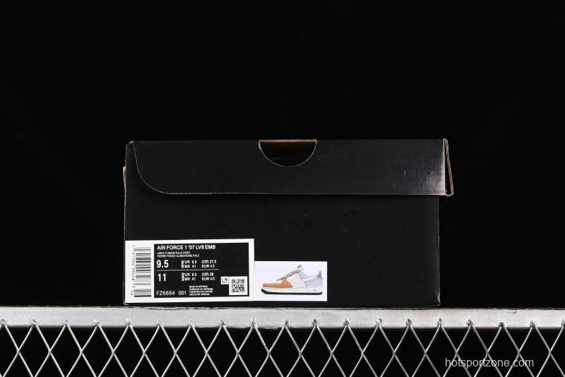 Nike Air Force 1 '07 Low Casual Sneakers with Full-Length Air Cushion - FZ6684-001