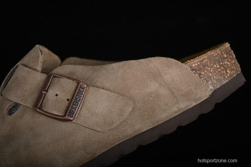 Birkenstock Arizona Soft Footbed Sandals with Suede Leather and Lambswool Lining - G.D4