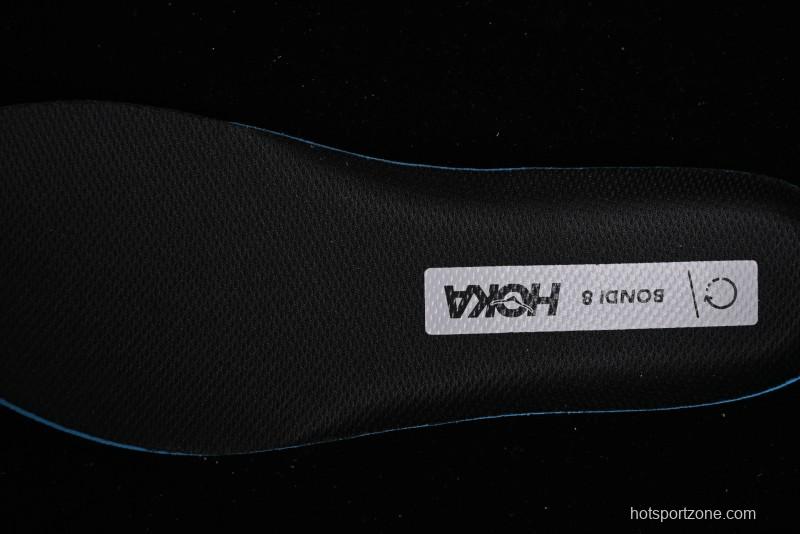 HOKA ONE ONE Bondi 8 Performance Cushion Running Shoes with Enhanced Support - 1127952 LMEL