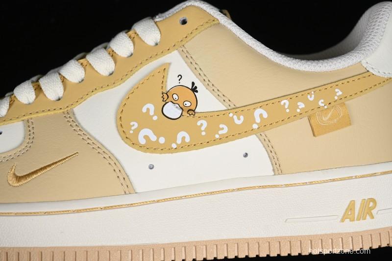 Nike Air Force 1'07 Low "Psyduck" Casual Sneakers - DB3301-661