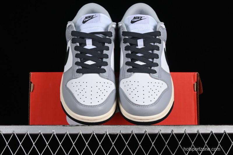 Nike Dunk Low SB Light Smoke Grey White Grey Casual Skate Shoes - DD1503-117