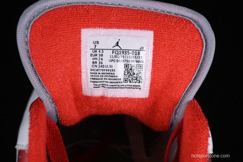 Nike Air Jordan 1 Low AJ1 White Red Casual Sneakers - FQ1935-018