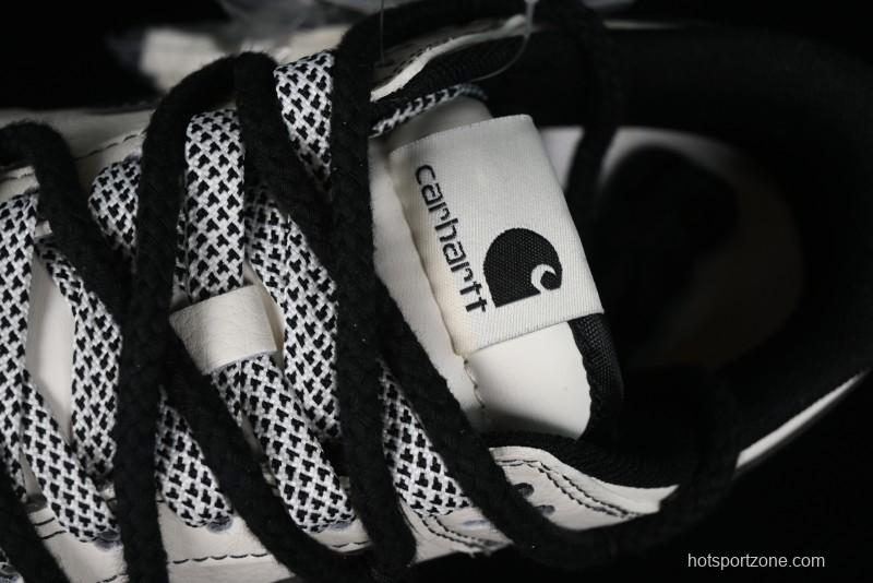 Nike SB Dunk Low Carhartt Collaboration - Strap Black Hook Anniversary High-End Custom Low-Top Casual Skate Shoes - SJ2068-265