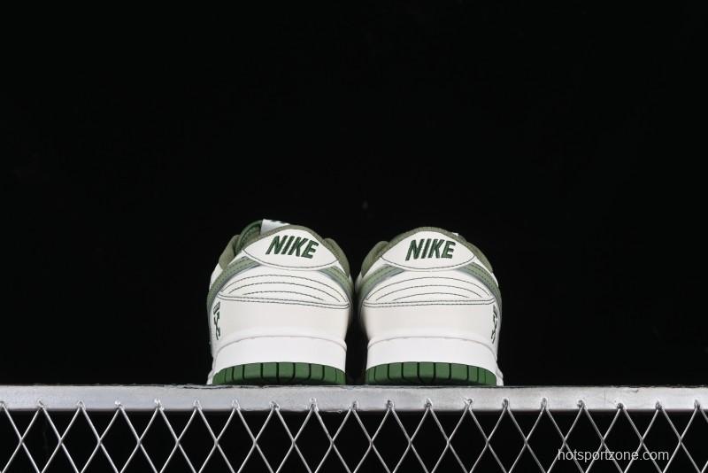 Nike SB Dunk Low OFF-WHITE Collaboration - Anniversary Premium Custom Low-Top Casual Sneakers DJ2024-002
