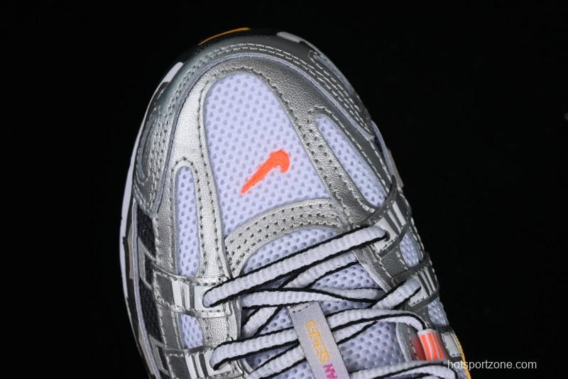 Nike P-6000 Retro Casual Sport Dad Shoes with Layered Design - BV1021-100