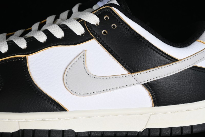 Nike HUF x SB Dunk Low "San Francisco" Black White Panda Skateboarding Shoes - FD8775-001