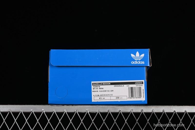 Adidas Originals Gazelle Indoor Retro Casual Slip-Resistant Wear-Resistant Low-Top Sneakers - IG9979