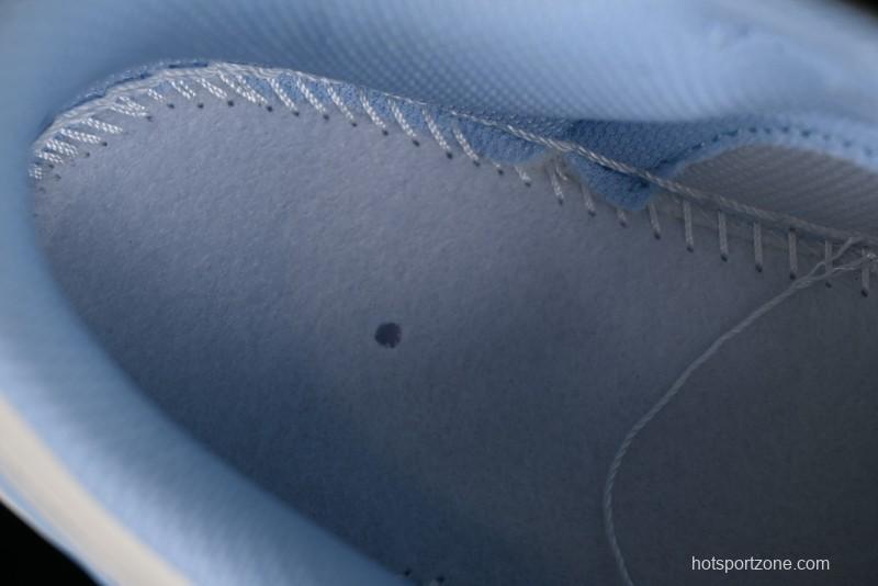 Nike SB Dunk Low Supreme Collaboration - Sky Blue Canvas Anniversary Custom Low-Top Casual Skate Shoes - BB6698-513