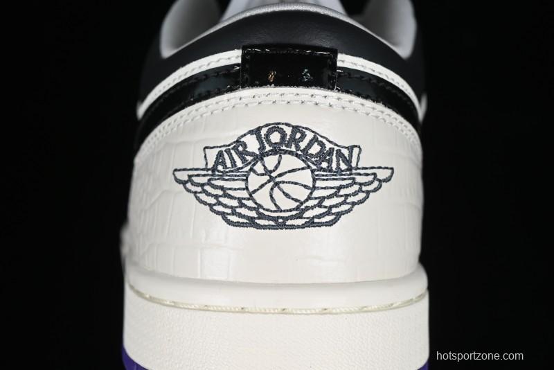 Nike Air Jordan 1 Low "Purple" Casual Sneakers - HF5759-101