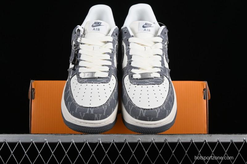 Nike Air Force 1 '07 Low LV Collaboration - Grey Double Swoosh Casual Sneakers - HD1968-030