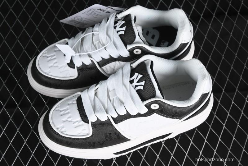 MLB NY Yankees Chunky Liner Classic Monogram Lightweight Platform Sneakers with 6cm Height Boost - 3ASXCMN4N50BKS