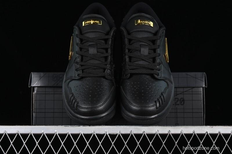 Nike Air Jordan 1 Low "Method of Make" Casual Sneakers with Woven Design - FN5032-007