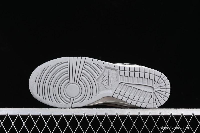 Nike SB Dunk Low Supreme Collaboration - Beige Canvas Anniversary High-End Custom Low-Top Casual Skate Shoes - BB6698-514