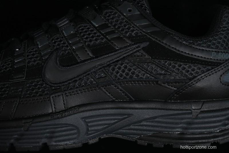Nike P-6000 PRM Retro Casual Sneakers with Vintage Running Shoe Design - FQ8732-010