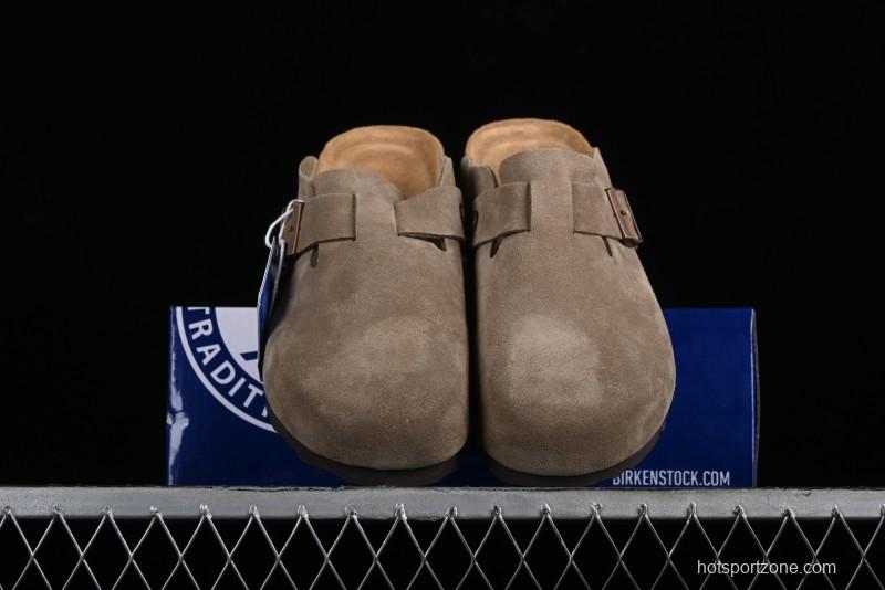 Birkenstock Arizona Soft Footbed Sandals with Suede Leather and Lambswool Lining - G.D4