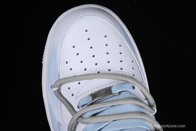 Nike Air Force 1 '07 Low Anime Theme Broken Swoosh Custom Spray Casual Sneakers - ZH0316-020