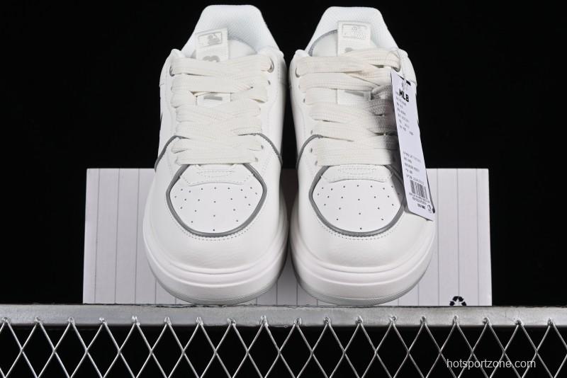 MLB Chunky Liner Basic New York Yankees Height-Increasing Thick-Sole Casual Sneakers - 3ASXCLB3N50SIS