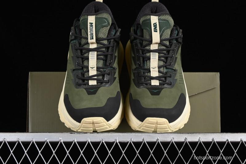 HOKA ONE ONE Tor Ultra Low Round Toe Cushioned Durable Low-Cut Hiking Shoes - 1155730 CVF