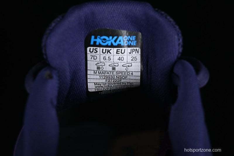 Hoka One One Mafate Speed 4 Low-Cut Professional Trail Running Shoes - 1129930 NSOF