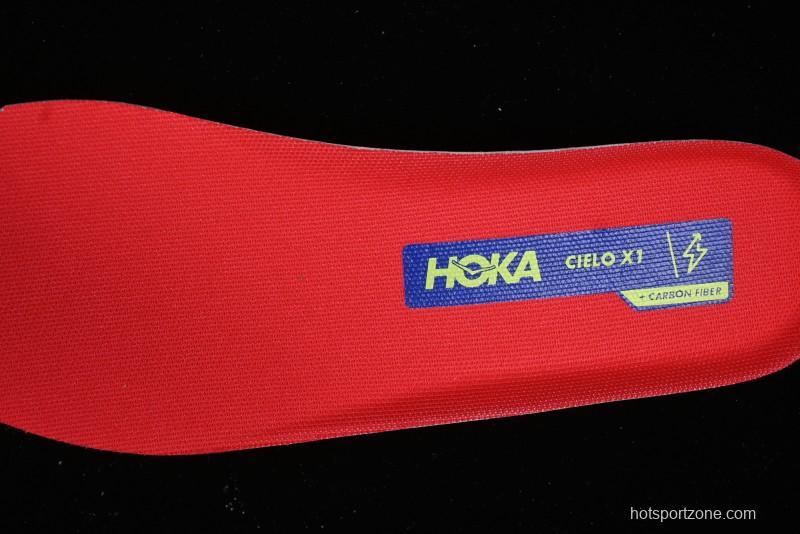 Hoka One One Cielo X1 Professional Racing Cushioned Anti-Slip Durable Training Running Shoes - 1147910 ENN