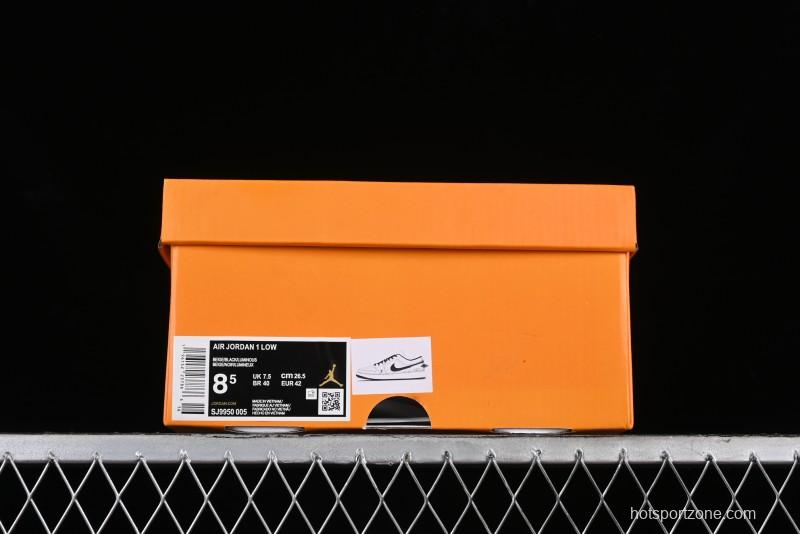 Nike Air Jordan 1 Low LV Collaboration - Printed Knight High-End Custom Low-Top Culture Basketball Shoes SJ9950-005