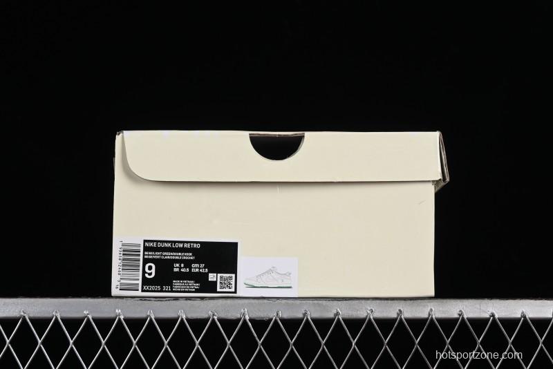 Nike SB Dunk Low LV Collaboration - Double Swoosh Fluorescent Green Anniversary High-End Custom Low-Top Casual Skate Shoes - XX2025-321