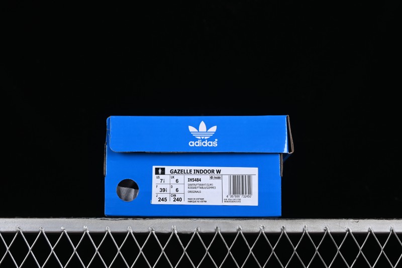 Adidas Originals Gazelle Indoor IH5484 Retro Casual Slip-Resistant Low-Top Skate Shoes