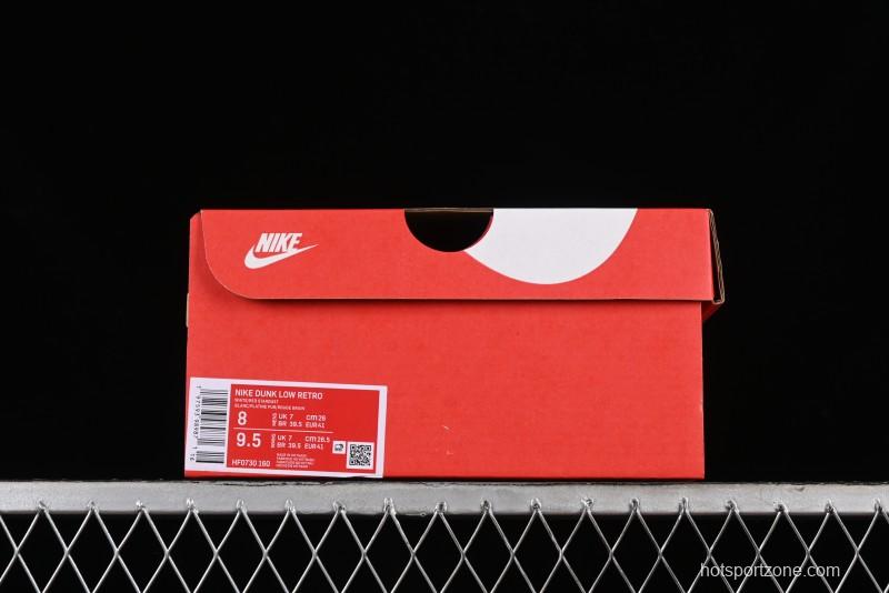 Nike SB Dunk Low White Grey Pink Skateboarding Shoes - HF0730-160