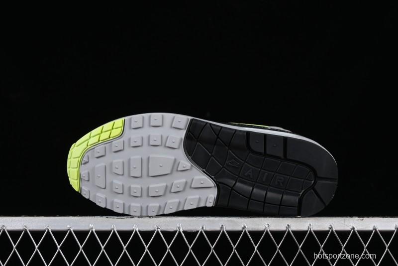 Nike Air Max 1 Retro Running Shoes with Half-Sole Air Cushion - HF3713-002