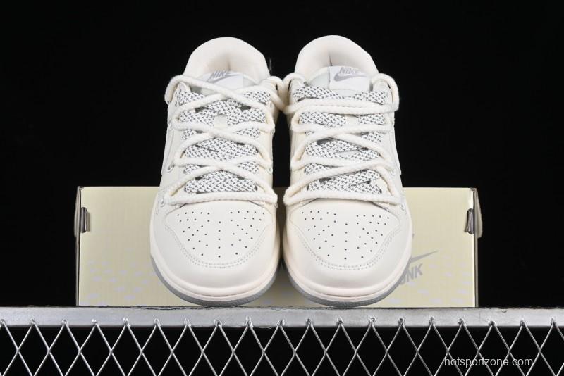 Nike SB Dunk Low LV Collaboration Anniversary Edition Custom Low-Top Casual Sneakers - XX2025-332