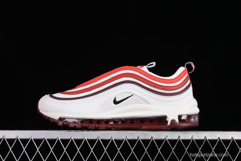 Nike Air Max 97 Retro Running Shoes with Full-Sole Air Cushion - FN6957-101