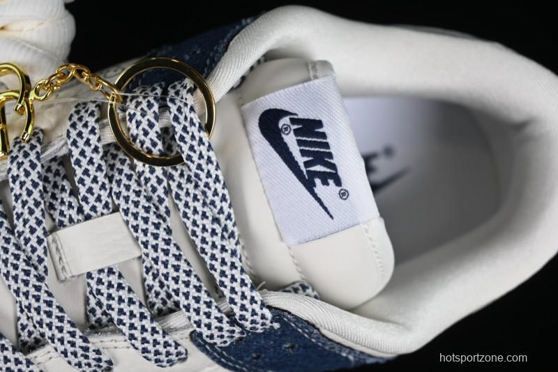 Nike SB Dunk Low Gucci Collaboration - Denim with Light Blue Swoosh Anniversary High-End Custom Low-Top Casual Sneakers - FC1688-141