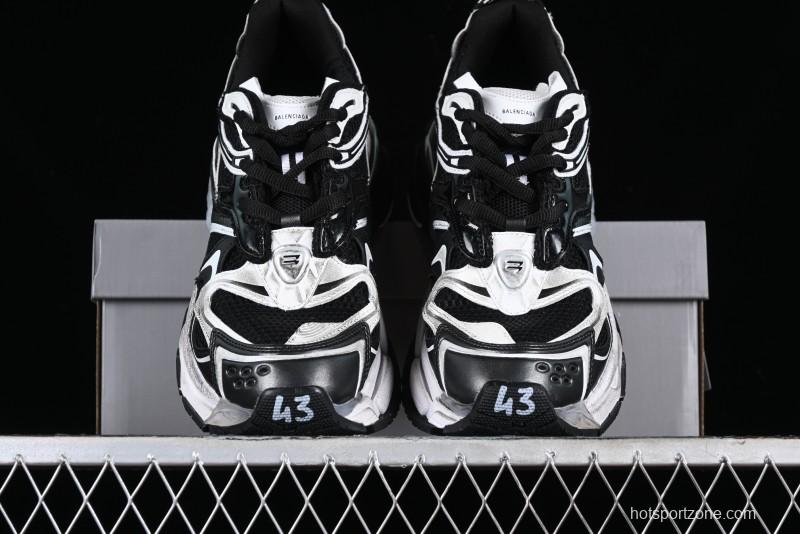 Balenciaga Runner Kith Four Color Retro Casual Sneakers - W3RXP0213