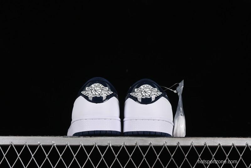 Nike Air Jordan 1 Low '85 Metallic Blue Retro Sneakers - FB9933-141