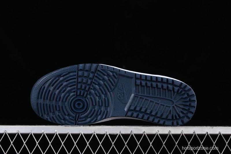 Nike Air Jordan 1 Low Golf Shoes Navy Blue - DD9315-115