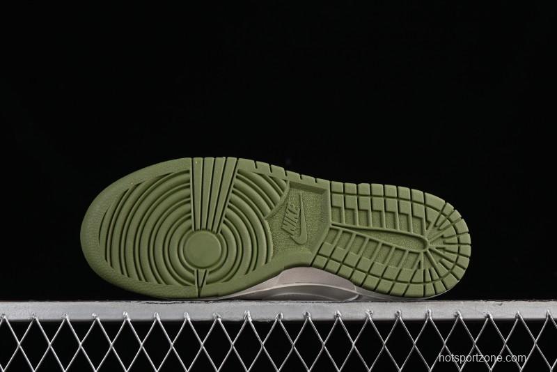 Nike SB Dunk Low Supreme Collaboration - Classic Beige Green Anniversary High-End Custom Low-Top Casual Skate Shoes - XX8888-002