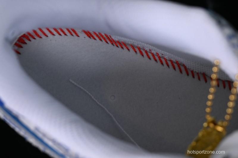 Nike Air Force 1 '07 Low DIY Blue and White Porcelain Dragon Embroidery Casual Sneakers - CW2288-201