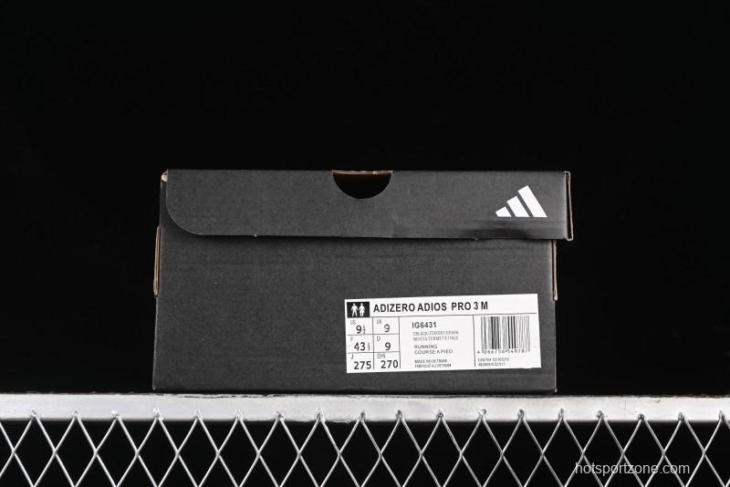 Adidas Adizero Adios Lightweight Low-Top Running Shoes - IG6431