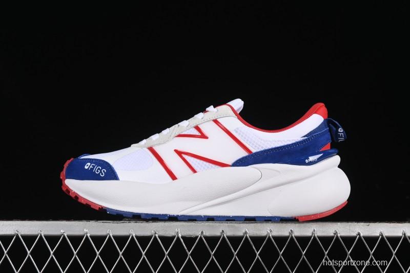 New Balance 3447 Series Retro Running Shoes with Textile and Leather Upper - U3447LA