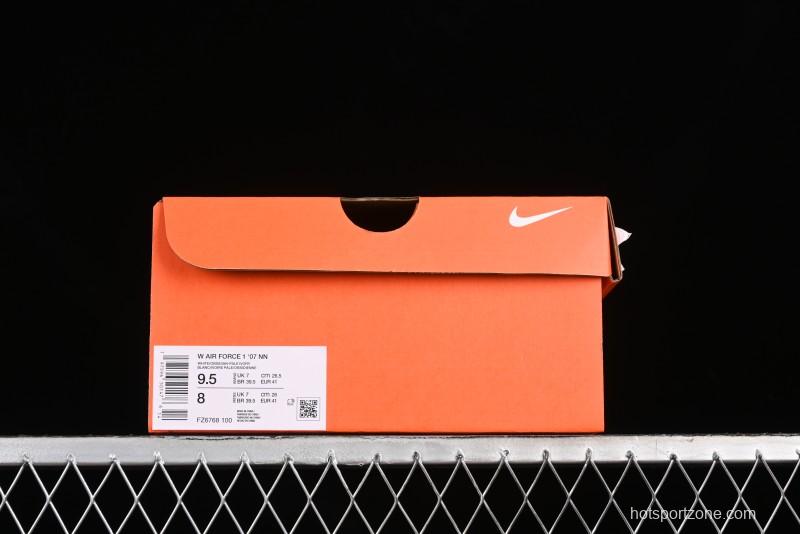 Nike Air Force 1 '07 Low Casual Sneakers with Full-Length Air Cushion - FZ6768-100