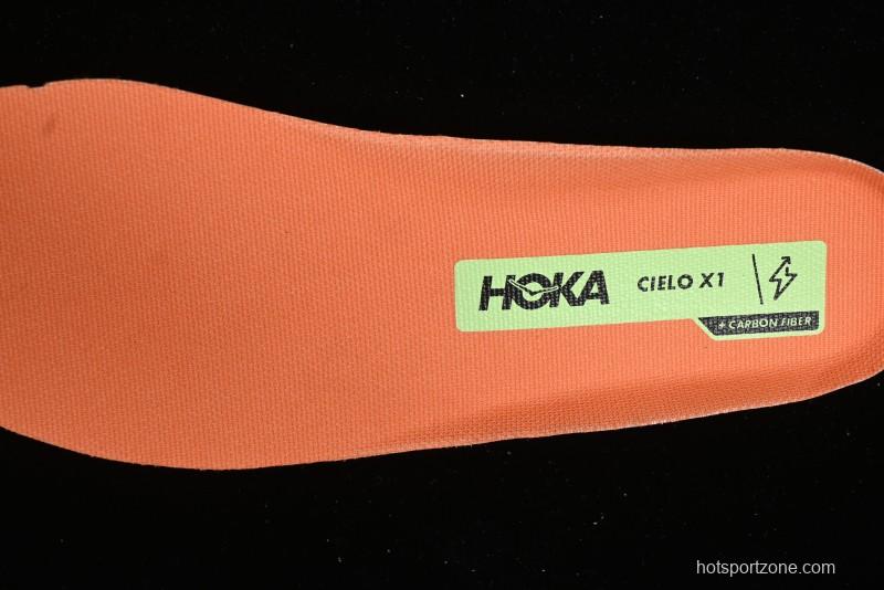 Hoka One One Cielo X1 Professional Racing Cushioned Anti-Slip Durable Training Running Shoes - 1147910 BBA