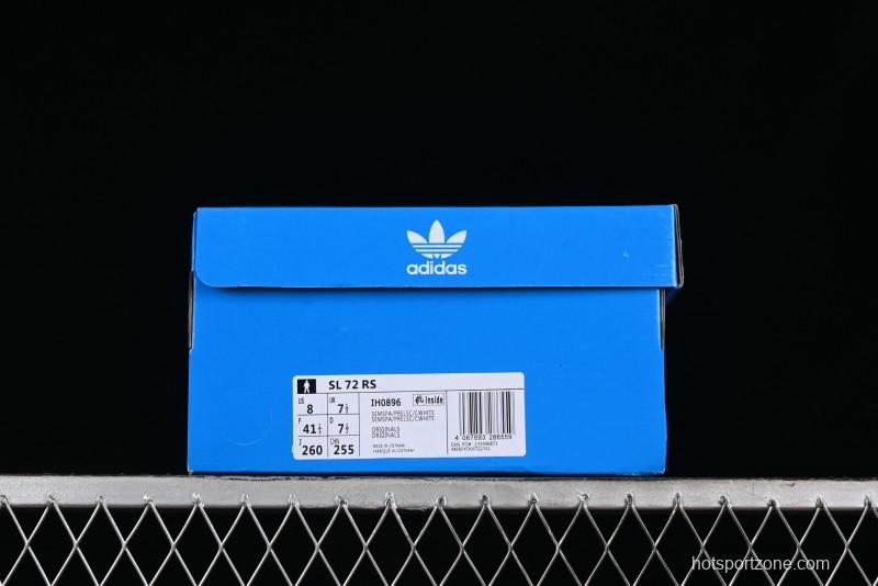 Adidas Originals SL 72 RS Retro Running Shoes with Nylon Upper and Suede Accents - IH0896