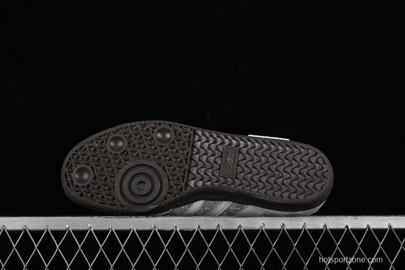 Adidas Originals Samba OG Low-Top Casual Sneakers with Panda Mischief Parachute Academy Design - B75806