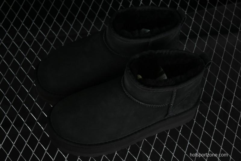 UGG Classic Ultra Mini Platform 3CM Wool Blend Mini Short Boots - 1135092