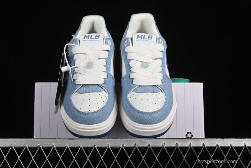 New York Yankees MLB Chunky Liner Denim Basic Platform Sandals - 3ASXCVT4N50BLS