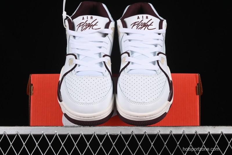 Nike Air Flight 89 Low Basketball Shoes with Air Cushion Technology - FQ8256-100