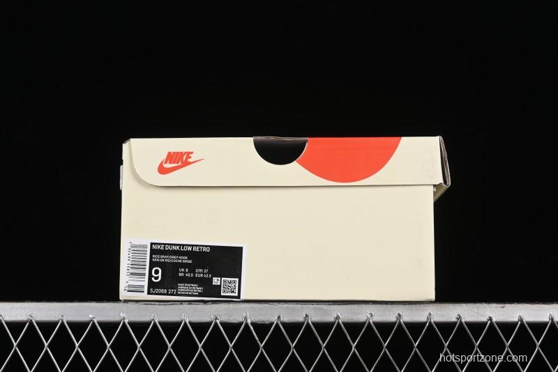Nike SB Dunk Low x Supreme x Stussy Anniversary Customized Sneakers in Off-White Grey Check - SJ2068-272
